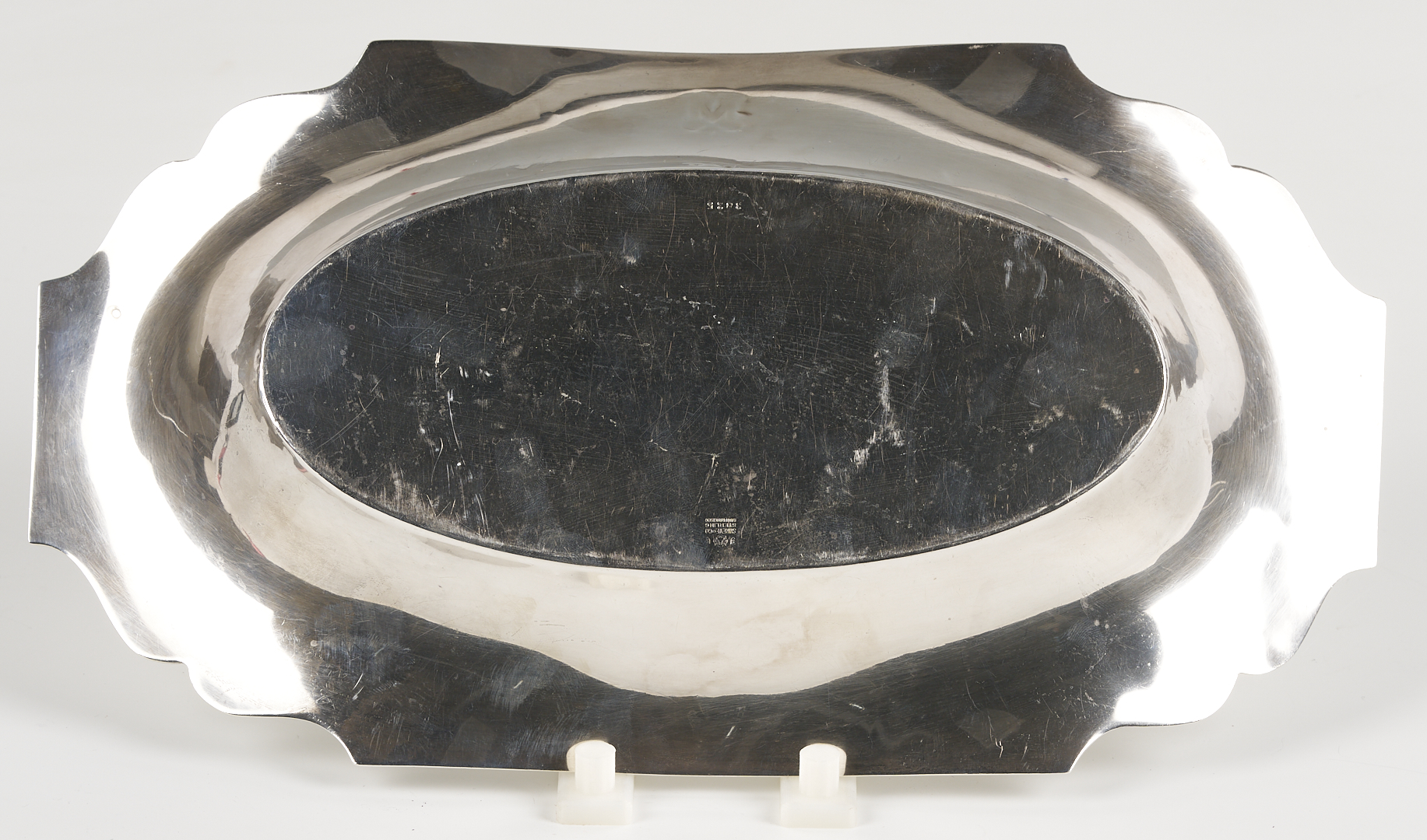 Lot 1009: Shreve Sterling Bread Tray plus 5 pcs flatware