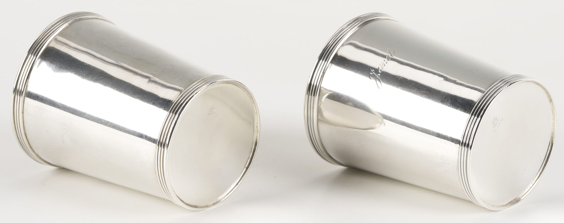 Lot 1011: 4 Sterling Julep Cups