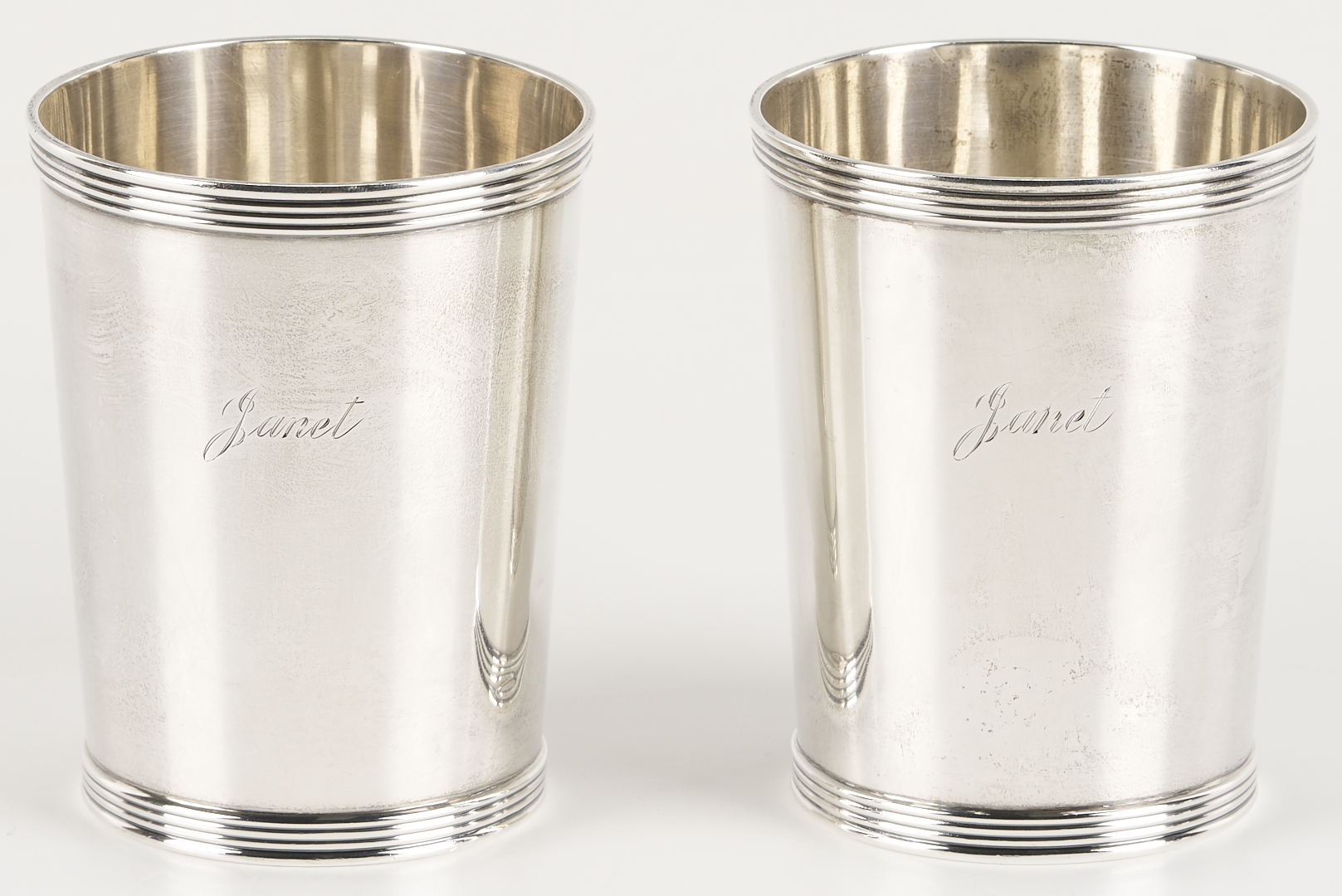 Lot 1011: 4 Sterling Julep Cups