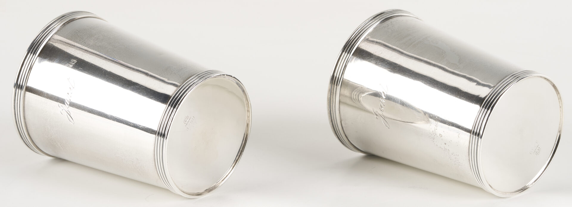 Lot 1011: 4 Sterling Julep Cups