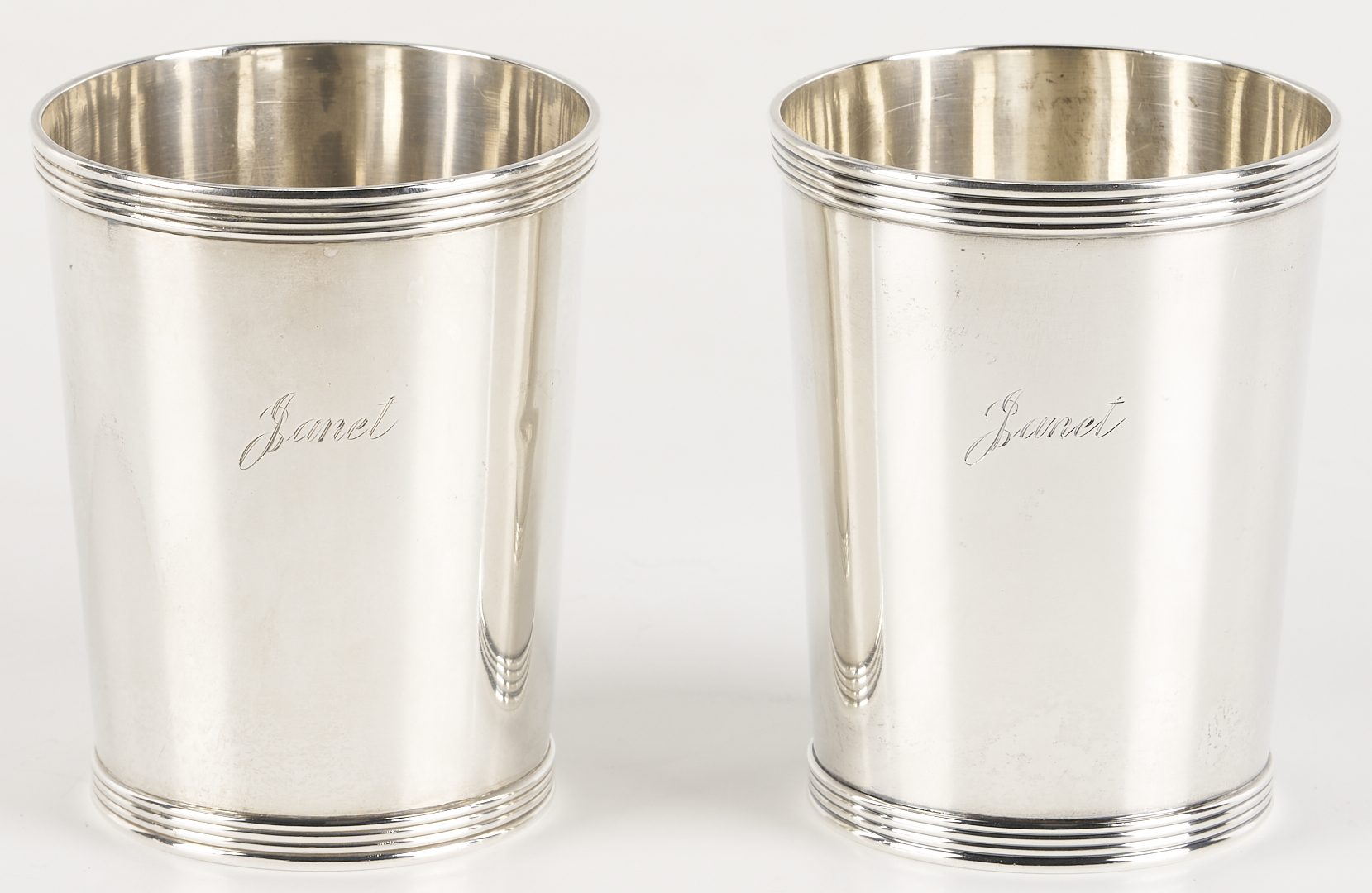 Lot 1011: 4 Sterling Julep Cups