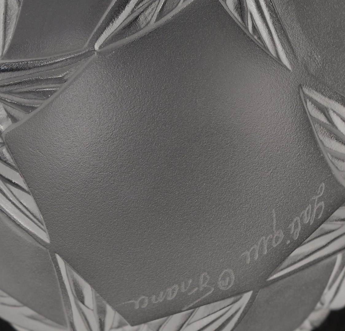 Lot 1012: 10 Lalique Glass Table Items, mostly Animals