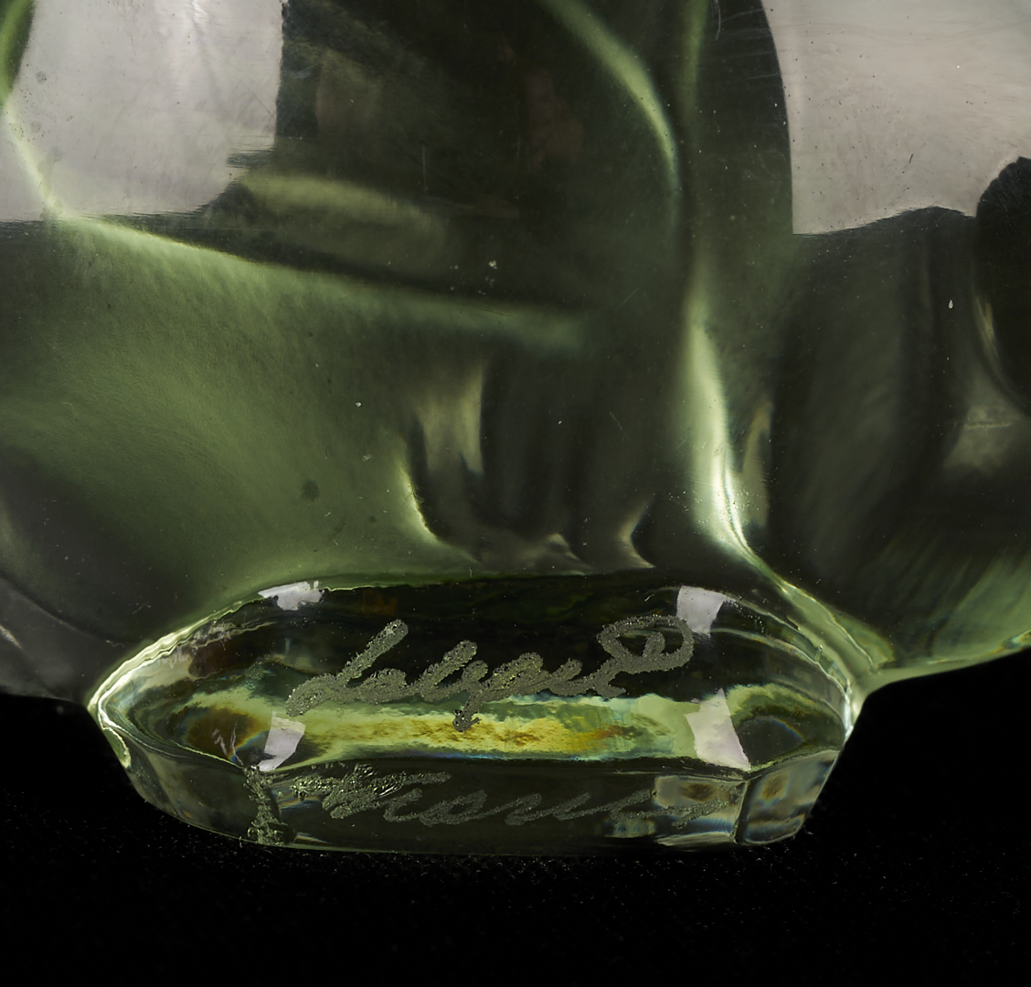 Lot 1012: 10 Lalique Glass Table Items, mostly Animals