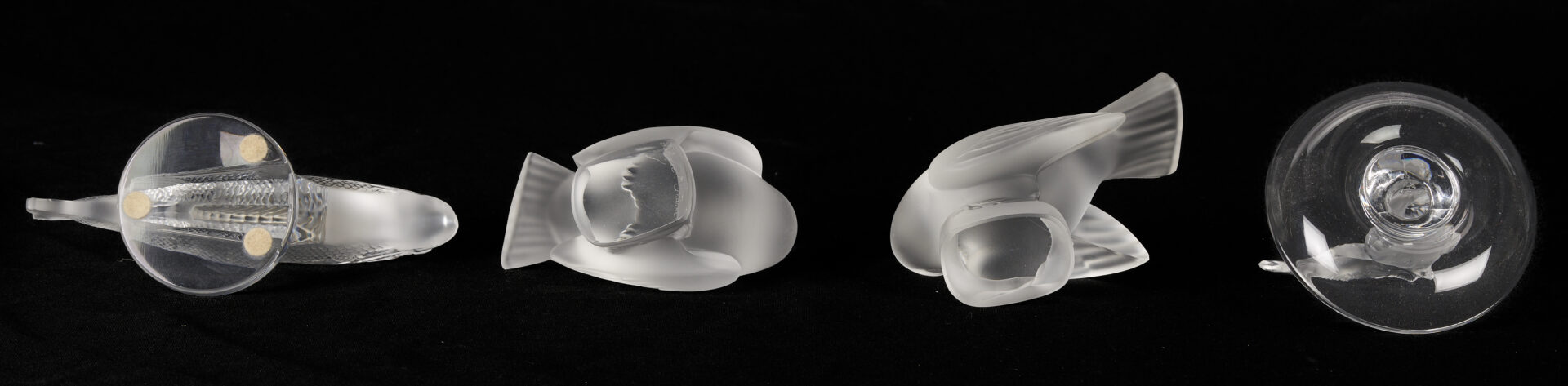 Lot 1012: 10 Lalique Glass Table Items, mostly Animals