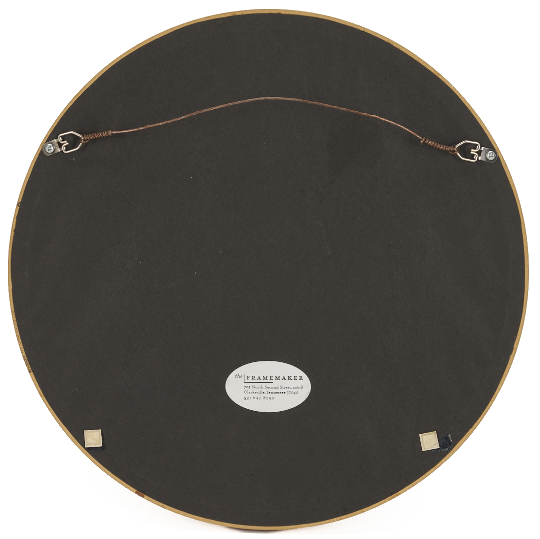 Lot 1017: 2 Olen Bryant Gilt Face Mask Sculptures Incl. Signed