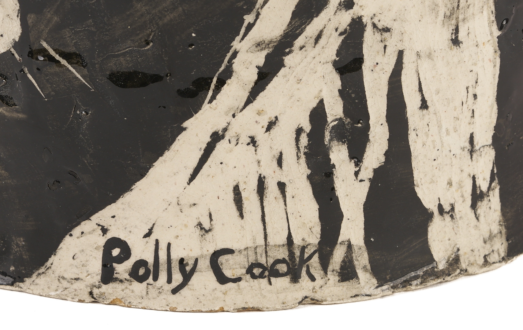 Lot 1018: Polly Cook Tall Ceramic Umbrella Stand or Vase