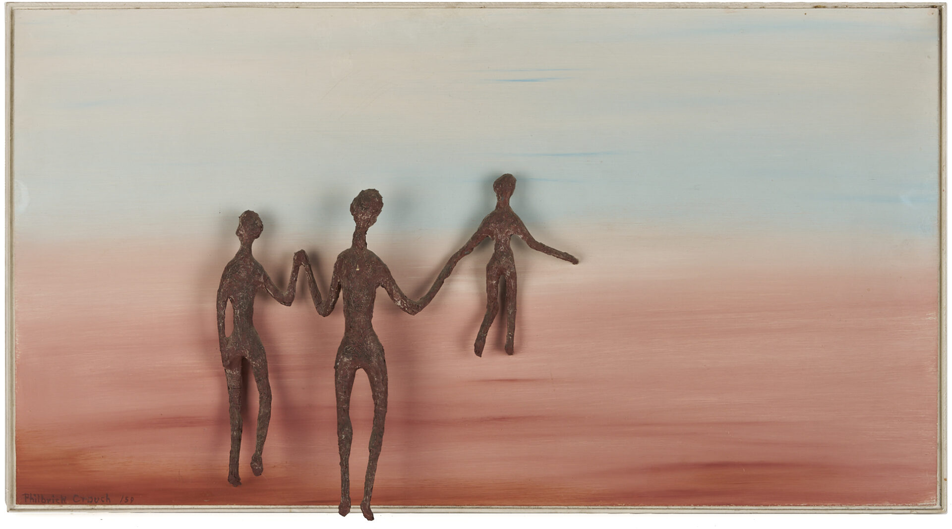 Lot 1019: Philbrick Crouch Mixed Media 3D Painting