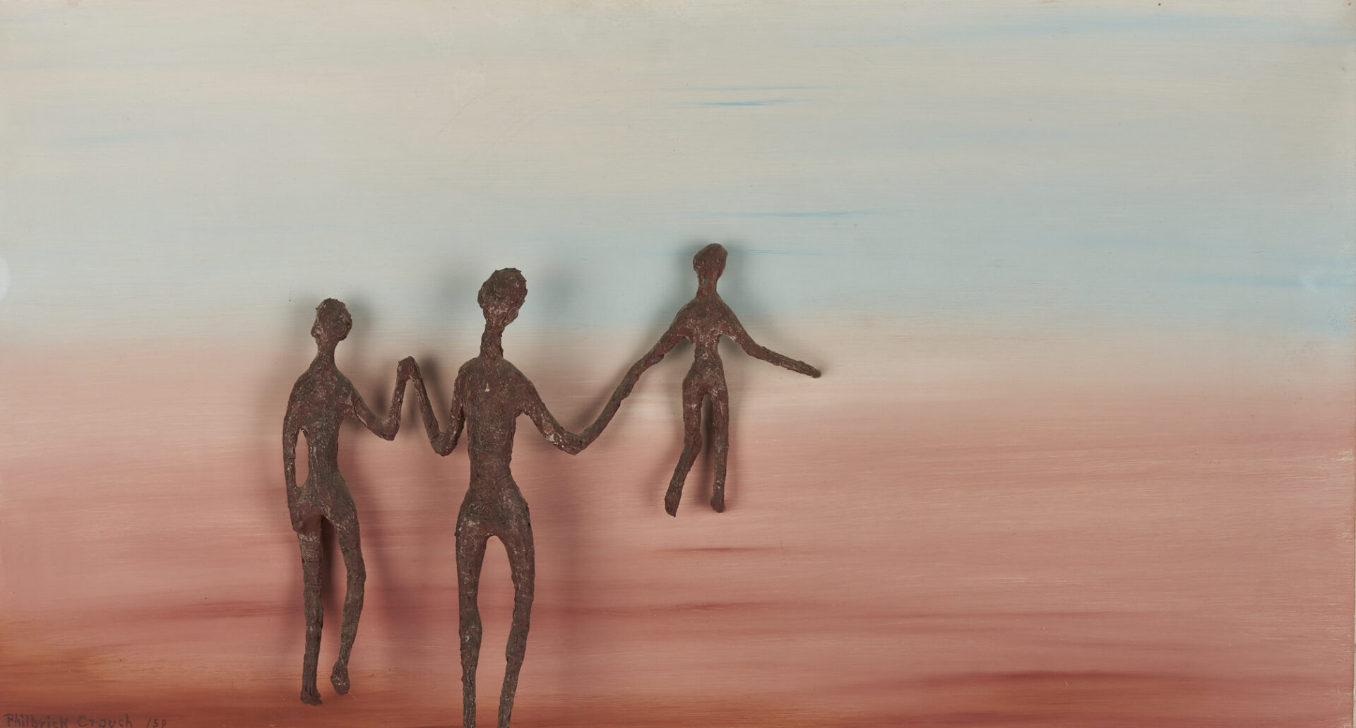 Lot 1019: Philbrick Crouch Mixed Media 3D Painting