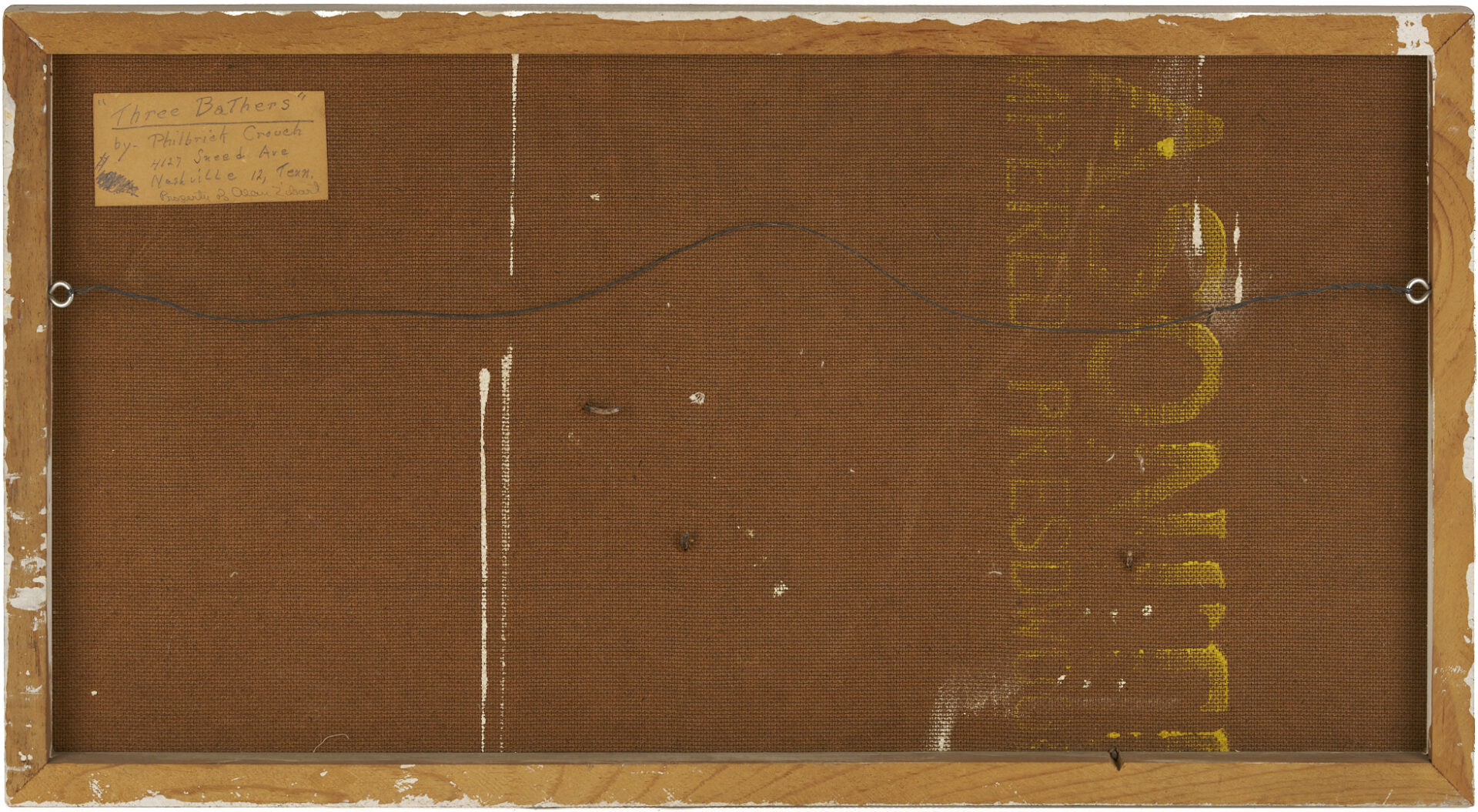 Lot 1019: Philbrick Crouch Mixed Media 3D Painting