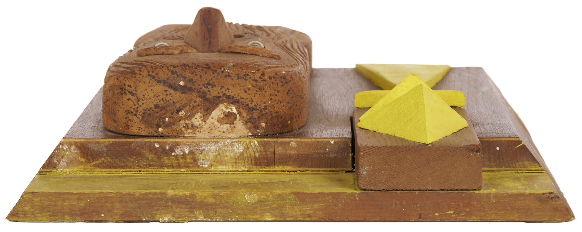 Lot 1020: 3 Meyer Wolfe Sculptures Incl. Figural Reliefs & Abstract