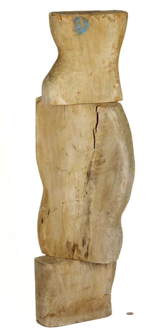 Lot 1020: 3 Meyer Wolfe Sculptures Incl. Figural Reliefs & Abstract