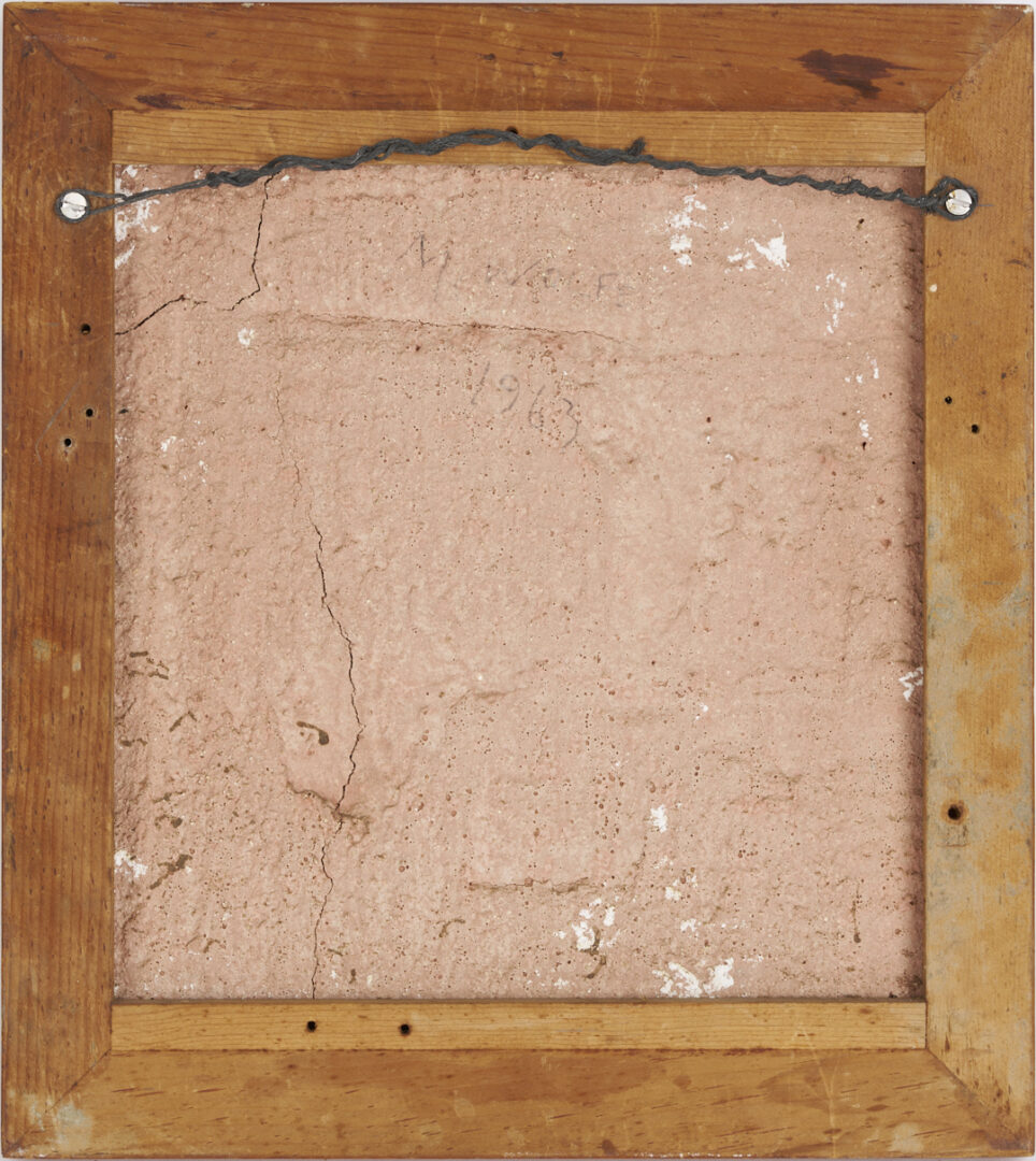 Lot 1020: 3 Meyer Wolfe Sculptures Incl. Figural Reliefs & Abstract