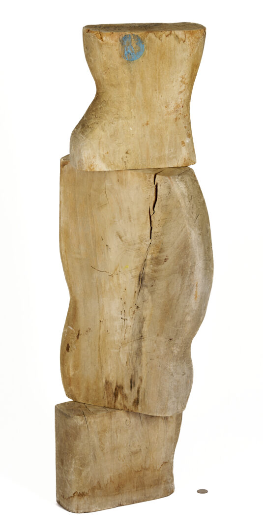 Lot 1020: 3 Meyer Wolfe Sculptures Incl. Figural Reliefs & Abstract