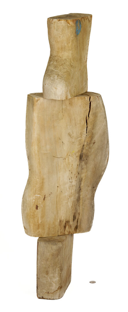 Lot 1020: 3 Meyer Wolfe Sculptures Incl. Figural Reliefs & Abstract