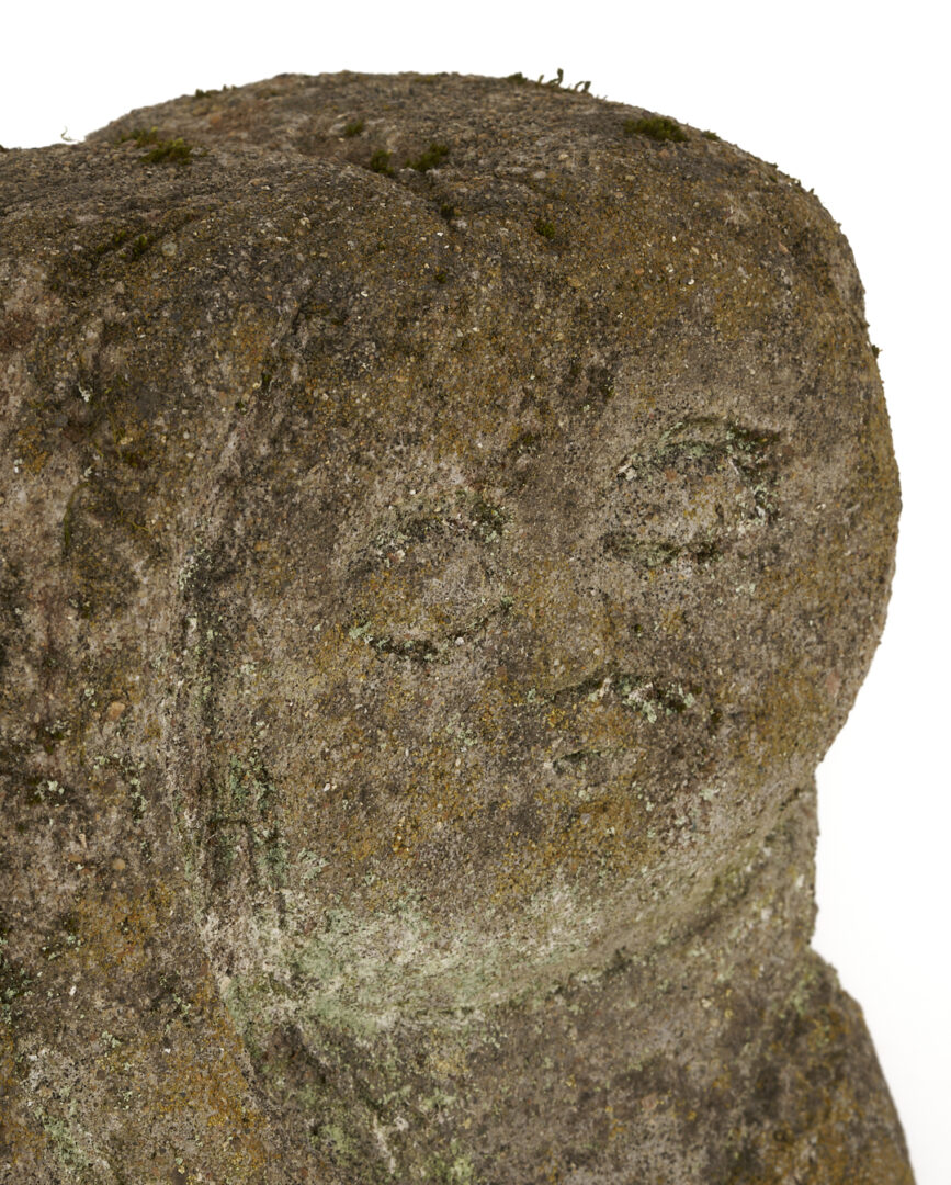 Lot 1021: Olen Bryant Watercolor and Garden Sculpture