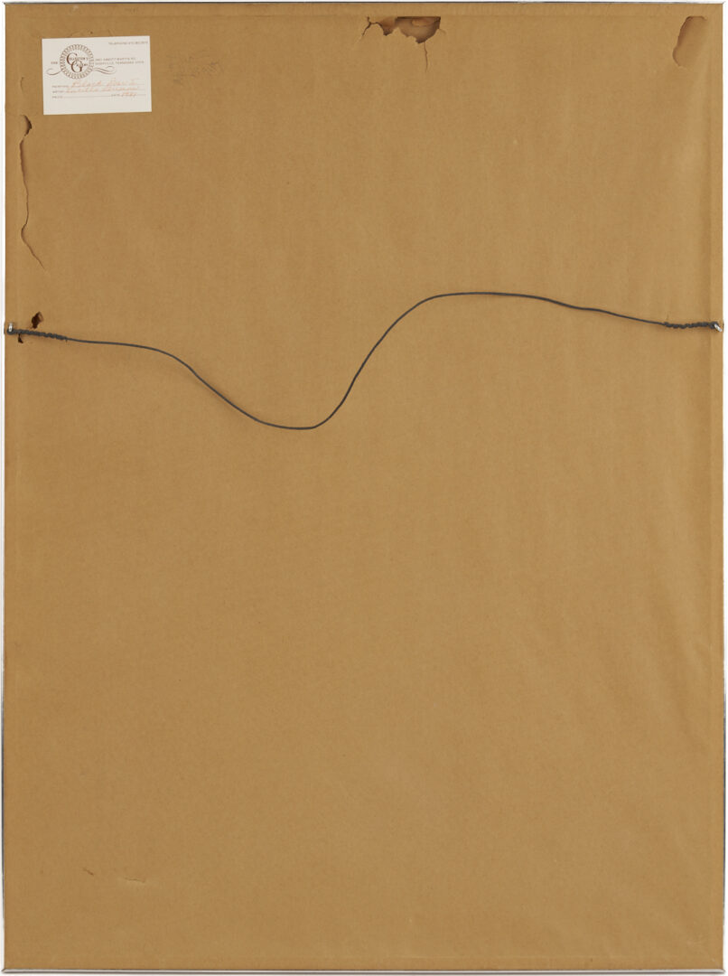 Lot 1022: 2 Lucille Davis Grimm Abstract Watercolor Paintings