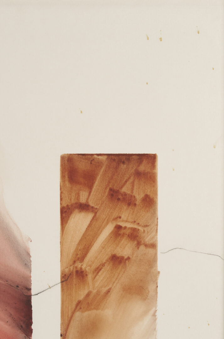 Lot 1022: 2 Lucille Davis Grimm Abstract Watercolor Paintings