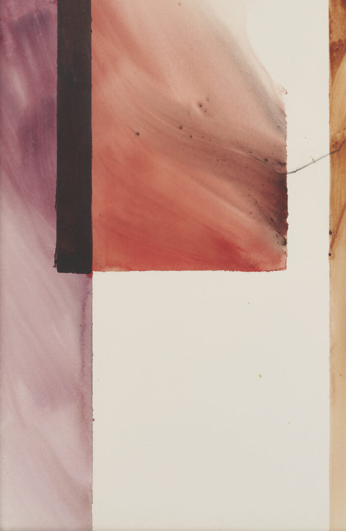 Lot 1022: 2 Lucille Davis Grimm Abstract Watercolor Paintings