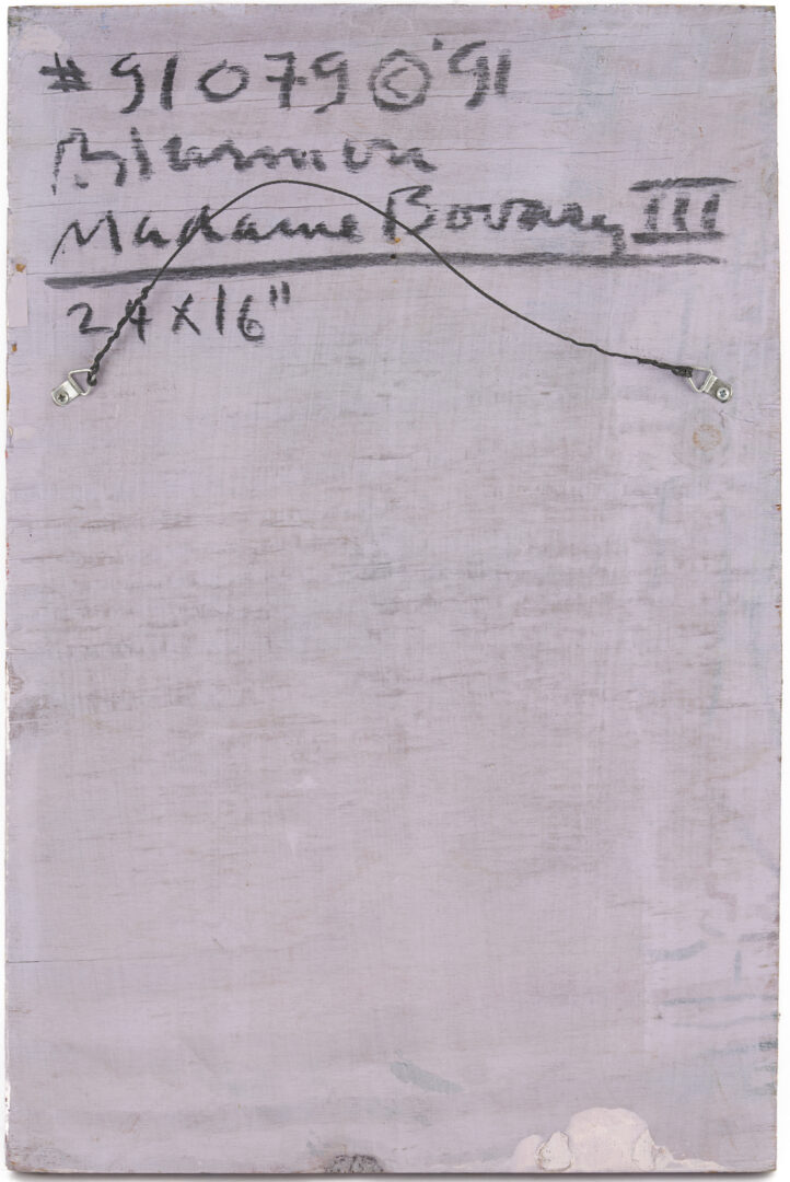 Lot 1023: Paul Harmon diptych, Madame Bovary