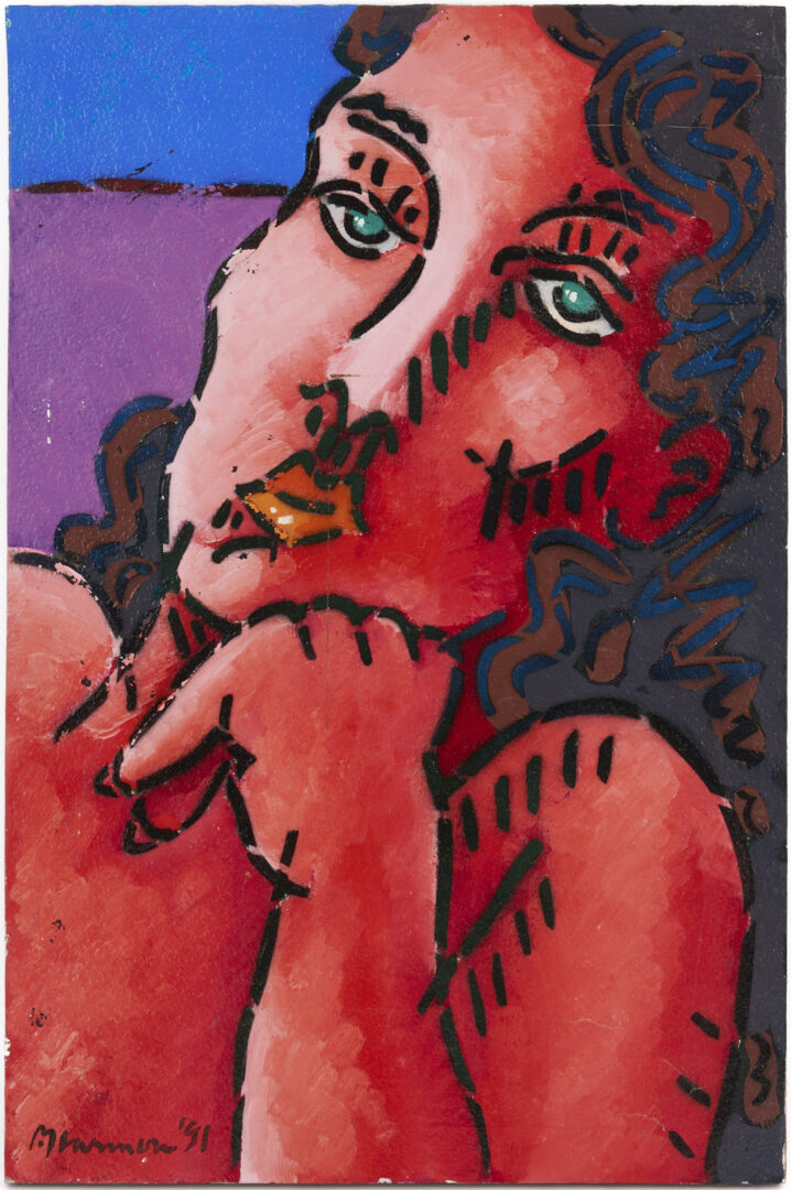 Lot 1023: Paul Harmon diptych, Madame Bovary