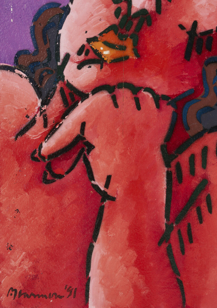 Lot 1023: Paul Harmon diptych, Madame Bovary