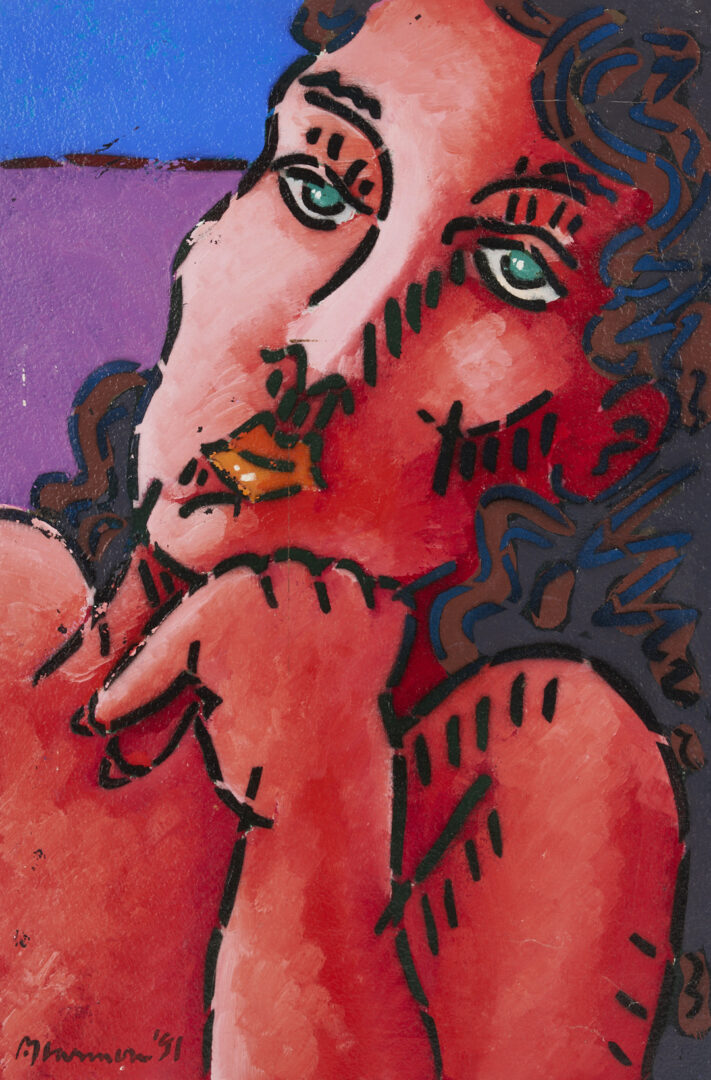 Lot 1023: Paul Harmon diptych, Madame Bovary