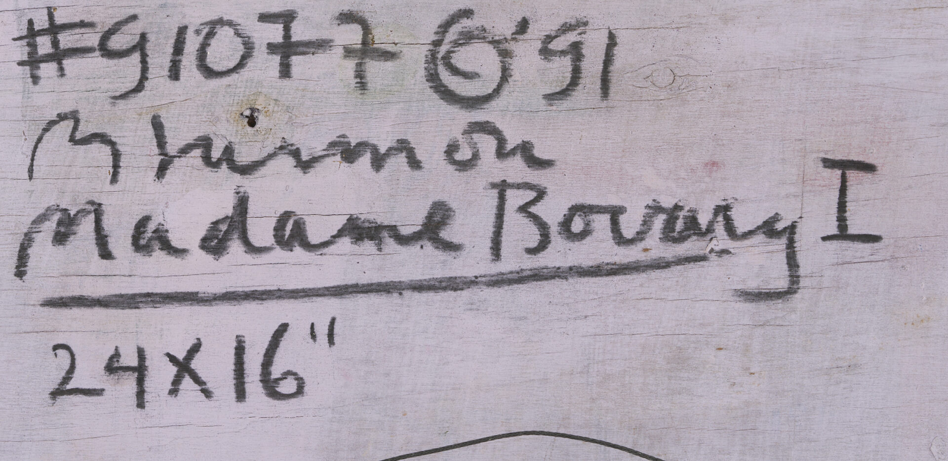 Lot 1023: Paul Harmon diptych, Madame Bovary