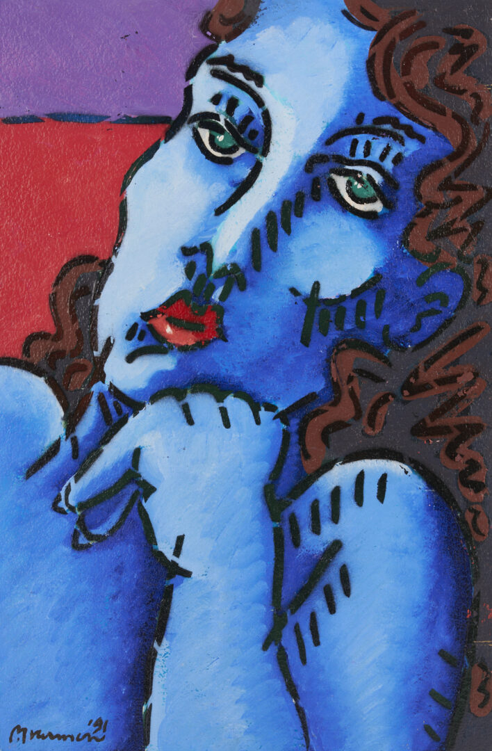 Lot 1023: Paul Harmon diptych, Madame Bovary