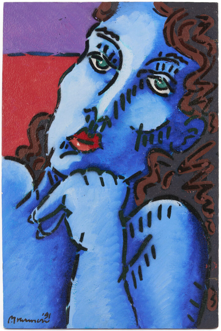 Lot 1023: Paul Harmon diptych, Madame Bovary