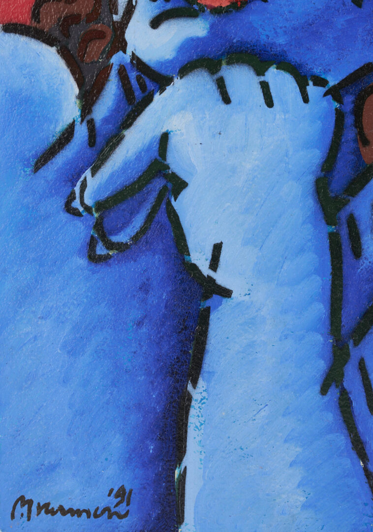 Lot 1023: Paul Harmon diptych, Madame Bovary