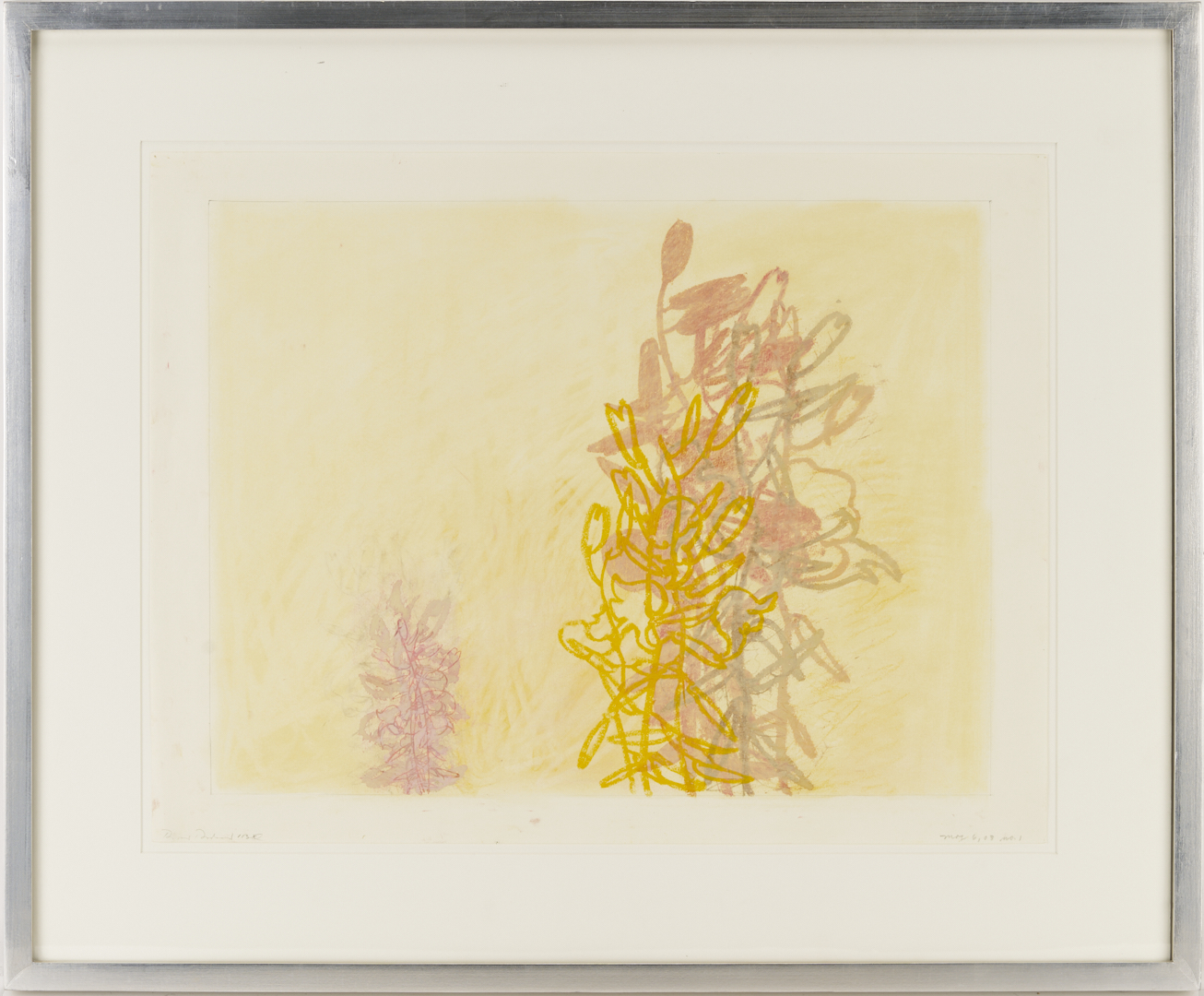 Lot 1028: 2 Rocio Rodriguez Pastel Botanical Drawings