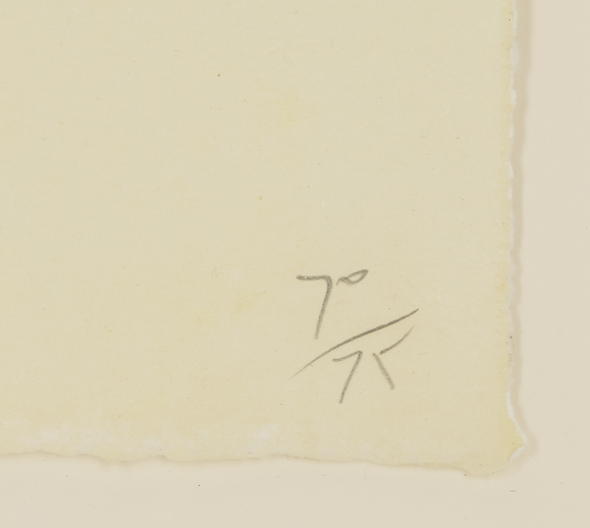 Lot 1029: Donald Sultan Lithograph, Two Buttons