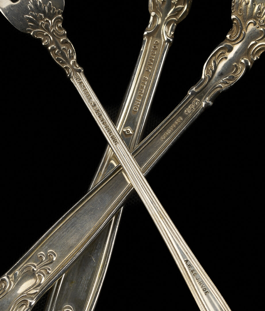 Lot 102: 129 Pcs. Gorham Chantilly Sterling Flatware