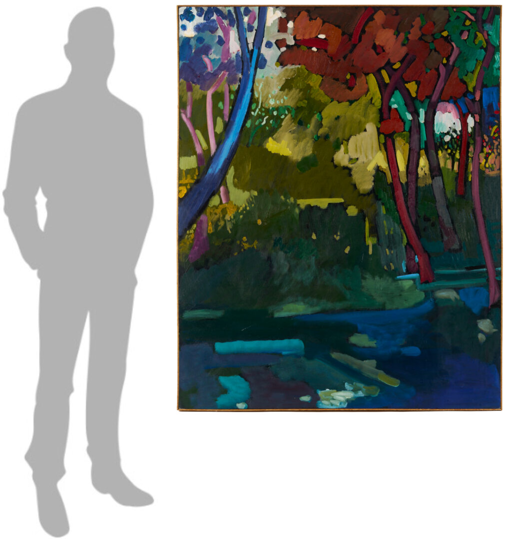 Lot 1030: Russell Vogt O/C Painting, The Morning Shade