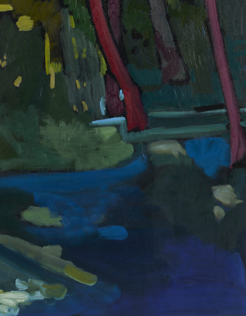 Lot 1030: Russell Vogt O/C Painting, The Morning Shade