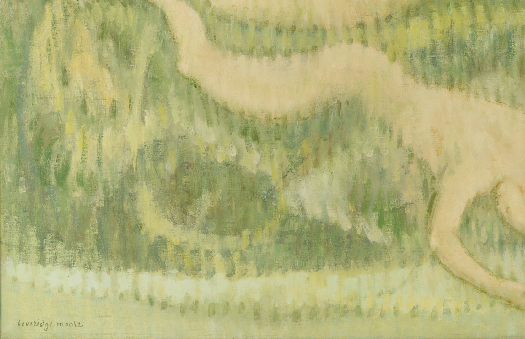 Lot 1032: Beveridge Moore O/C Painting, Panoramic Figures