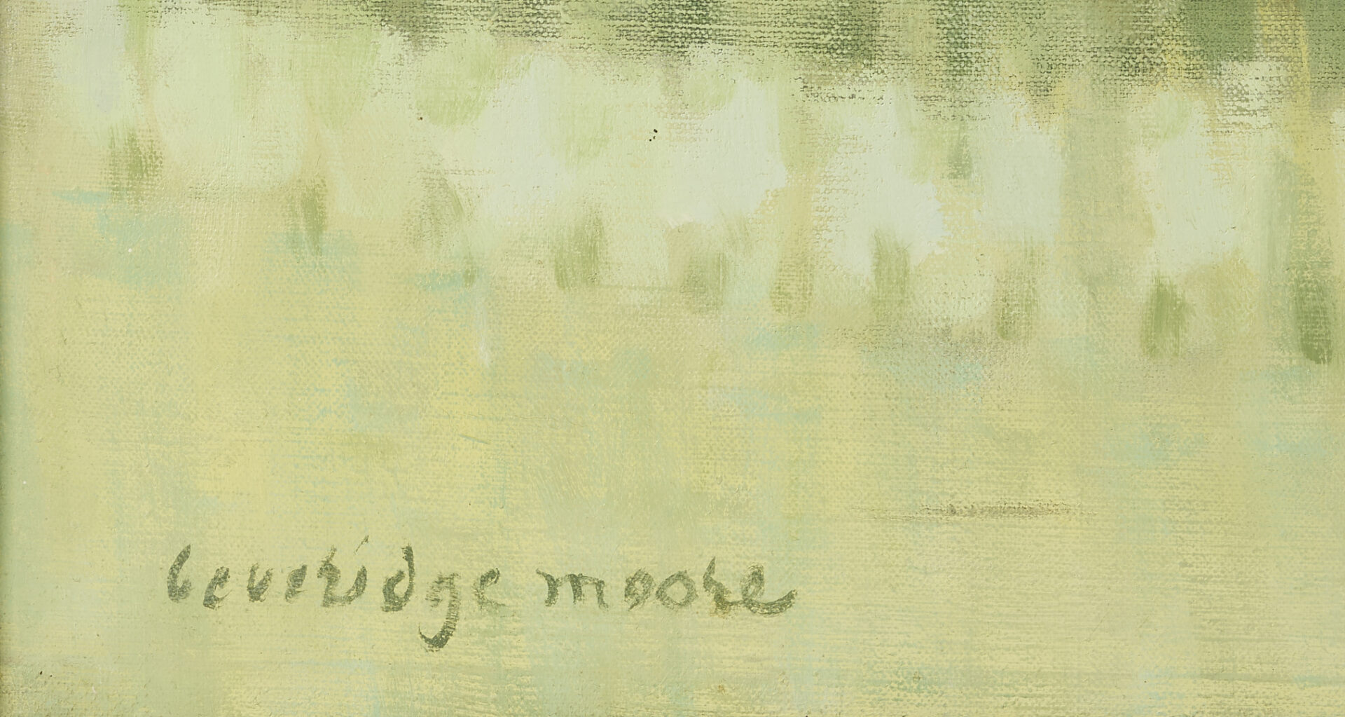 Lot 1032: Beveridge Moore O/C Painting, Panoramic Figures