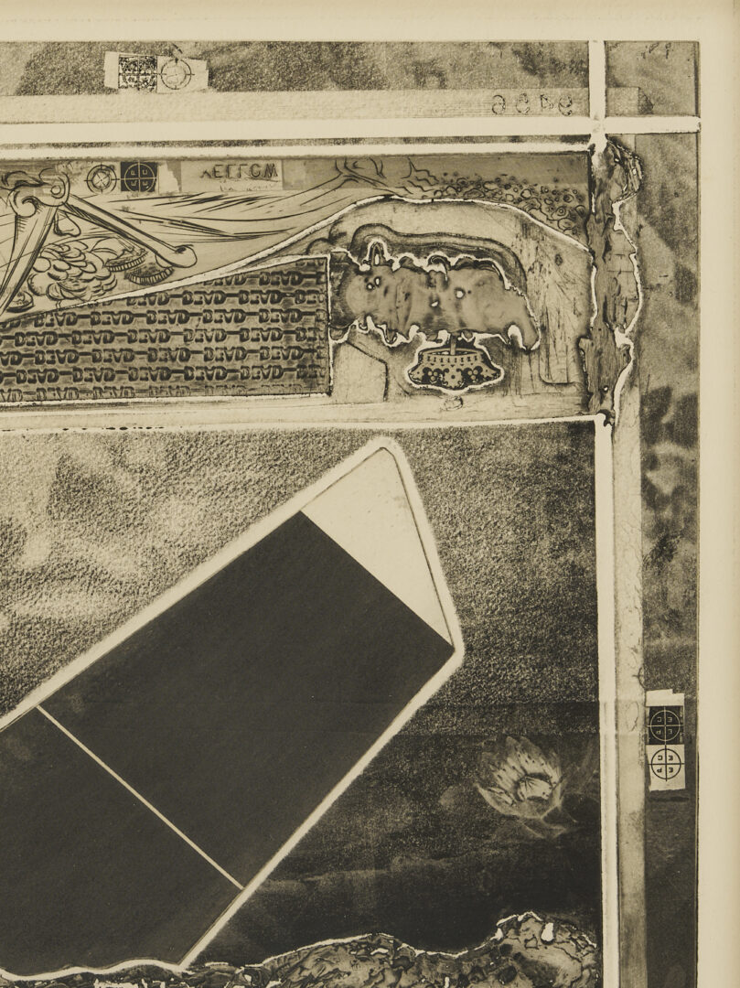 Lot 1034: Letterio Calapai Aquatint Engraving, “Oxymanias,” A/P