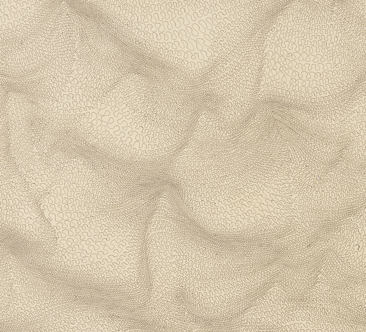 Lot 1035: Oli Sihvonen Abstract Ink Drawing