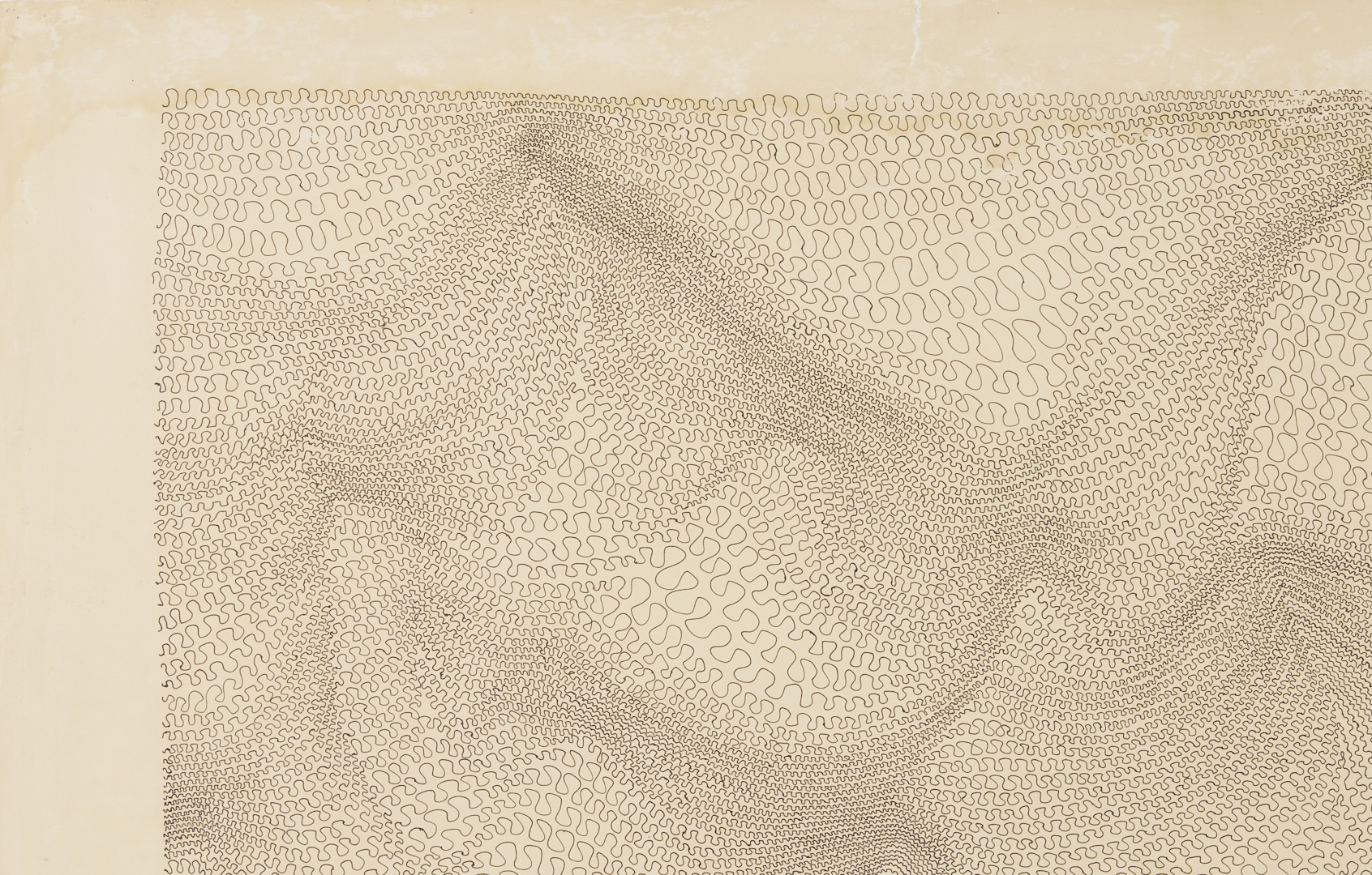 Lot 1035: Oli Sihvonen Abstract Ink Drawing