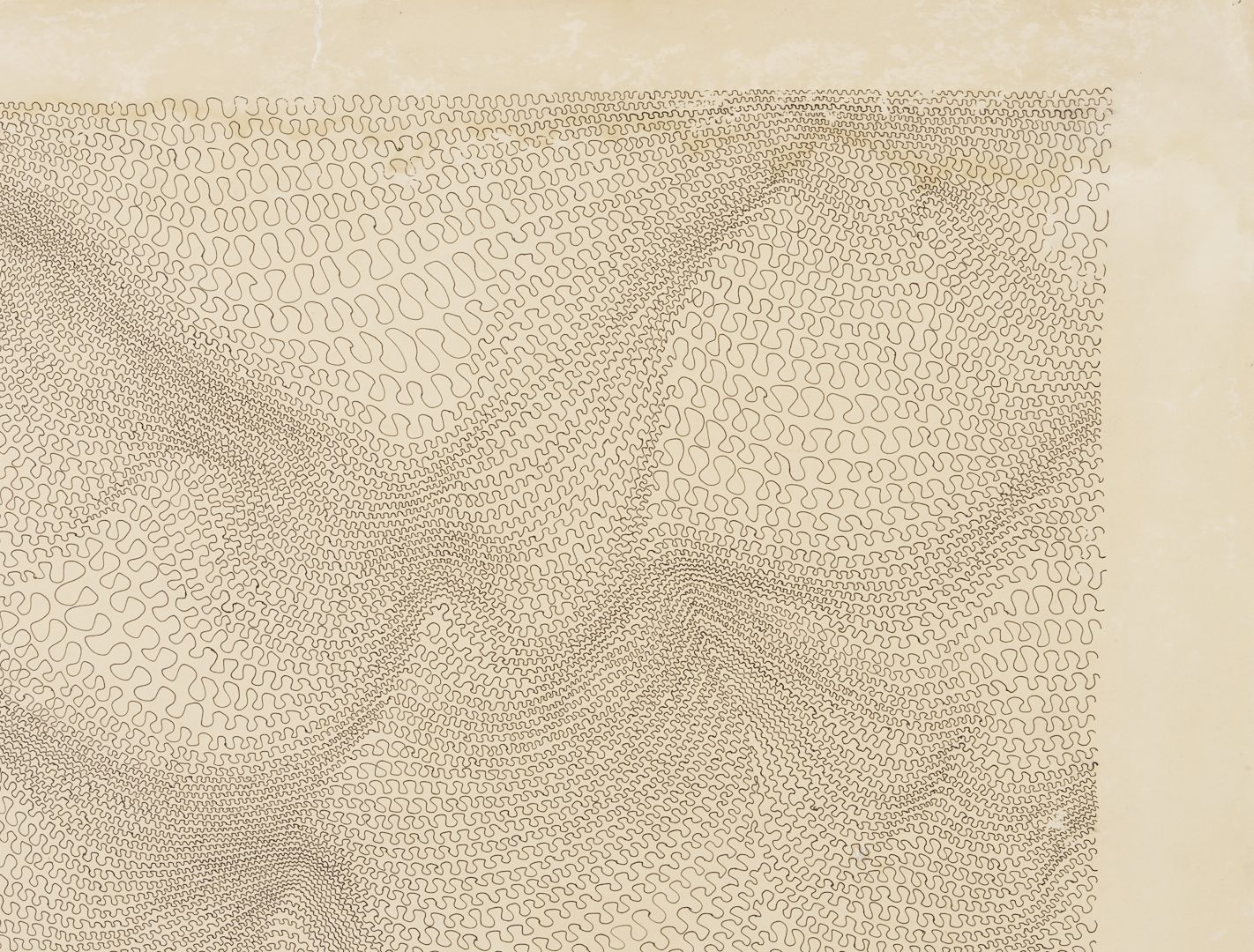 Lot 1035: Oli Sihvonen Abstract Ink Drawing