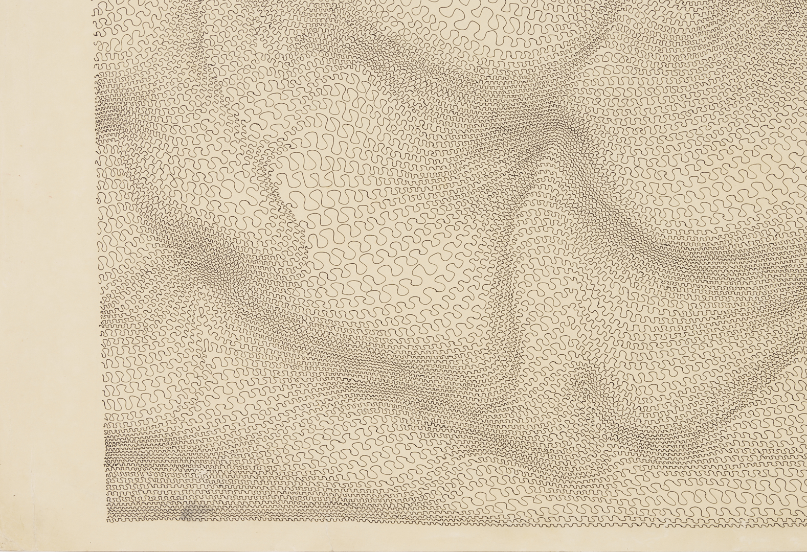 Lot 1035: Oli Sihvonen Abstract Ink Drawing