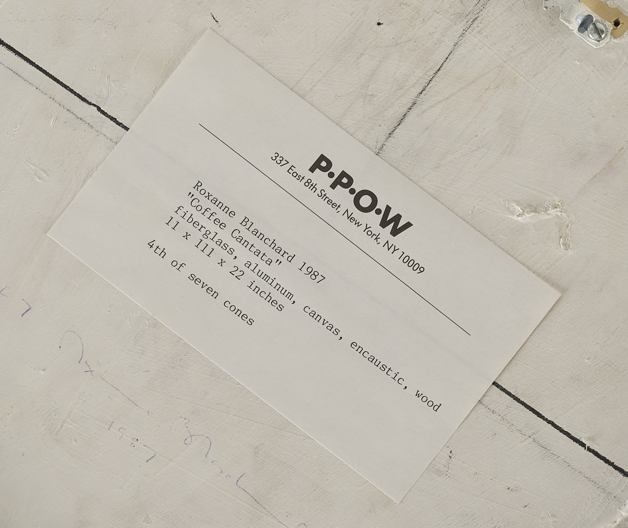 Lot 1037: Roxanne Blanchard Modernist Sculpture ex-P.P.O.W.