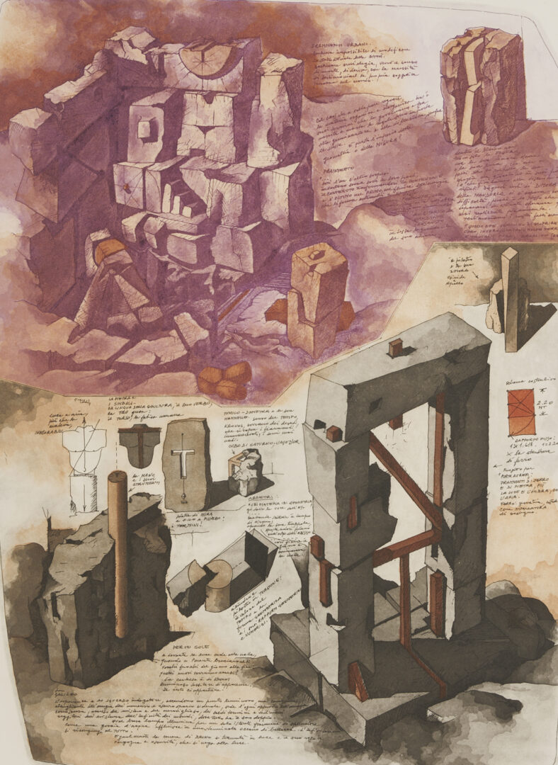 Lot 1040: 3 Gio Pomodoro Modernist Sculptural Prints