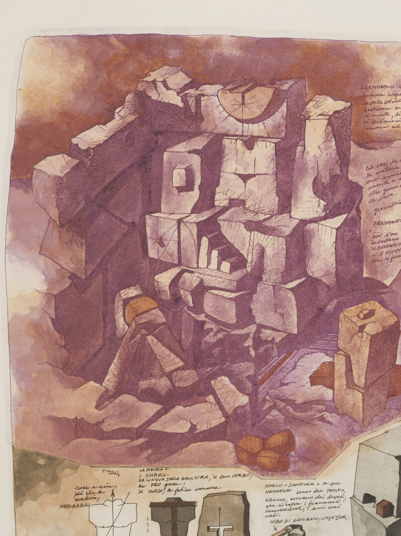 Lot 1040: 3 Gio Pomodoro Modernist Sculptural Prints