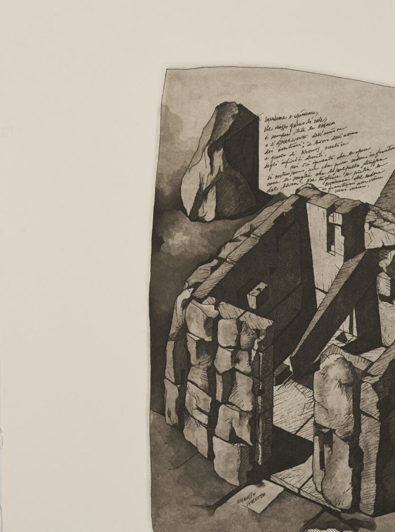 Lot 1040: 3 Gio Pomodoro Modernist Sculptural Prints