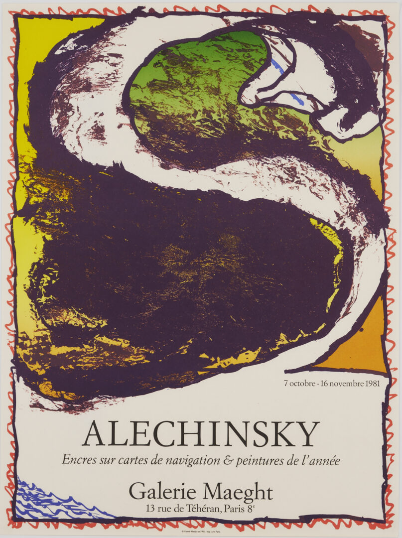 Lot 1046: 27 Galerie Maeght Posters Incl. Calder, Chagall, Miro, Giacometti, Tapies, 1978-1982