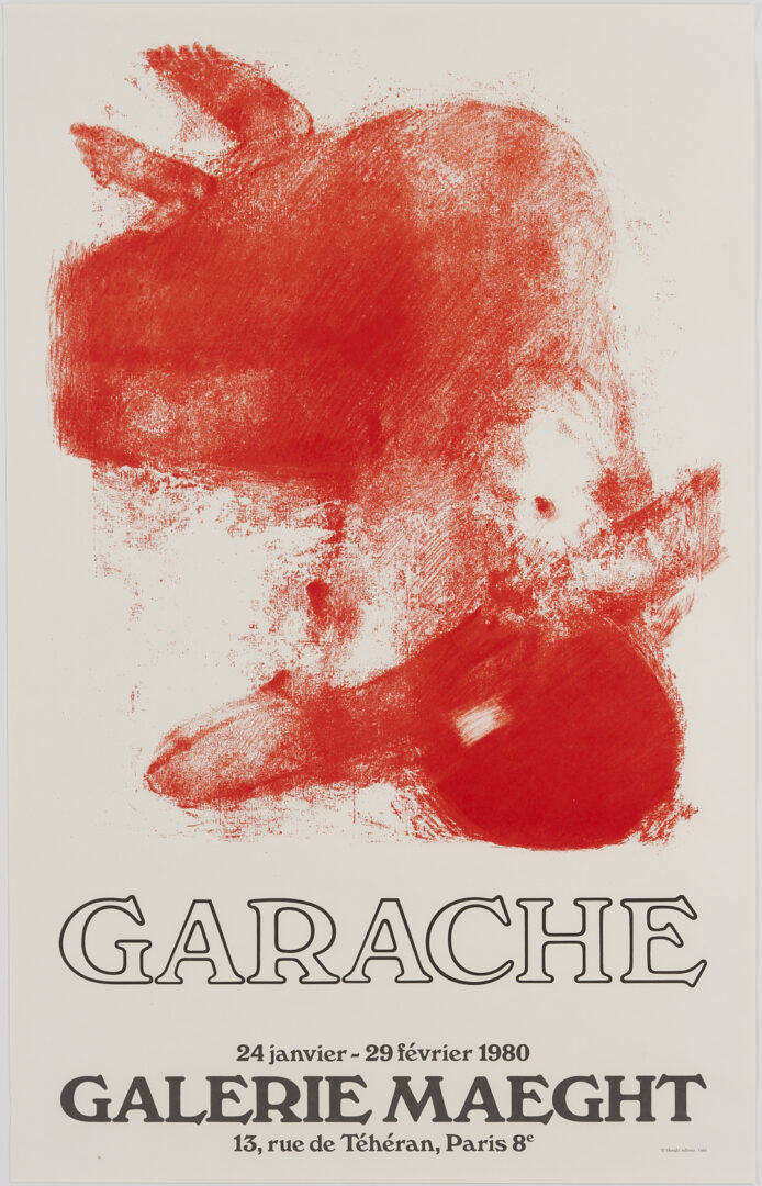 Lot 1046: 27 Galerie Maeght Posters Incl. Calder, Chagall, Miro, Giacometti, Tapies, 1978-1982