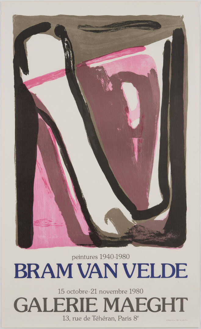 Lot 1046: 27 Galerie Maeght Posters Incl. Calder, Chagall, Miro, Giacometti, Tapies, 1978-1982