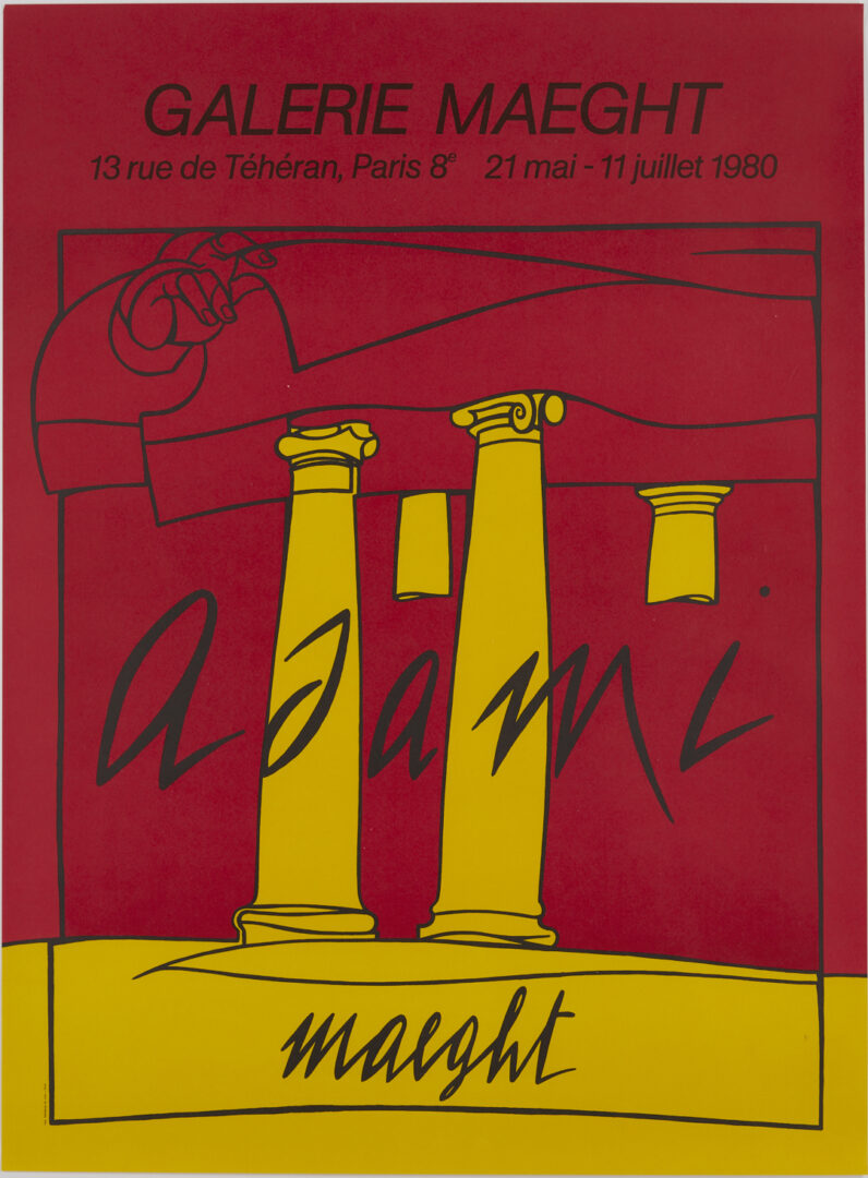 Lot 1046: 27 Galerie Maeght Posters Incl. Calder, Chagall, Miro, Giacometti, Tapies, 1978-1982